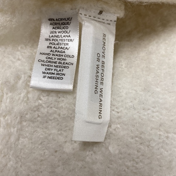 Lou & grey alpaca blend hi lo sweater xs - Picture 4 of 5